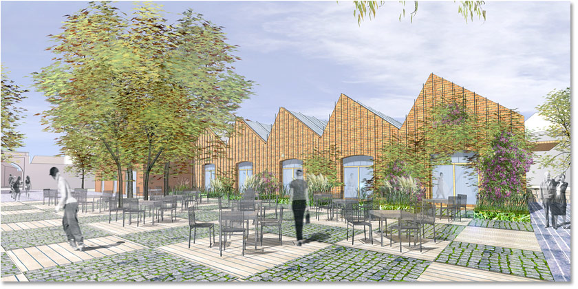 Projet les sheds cour TIVAL Projet les sheds cour TIVAL