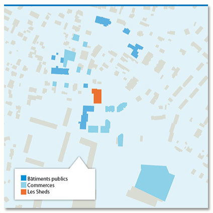 projet les sheds plan de ville