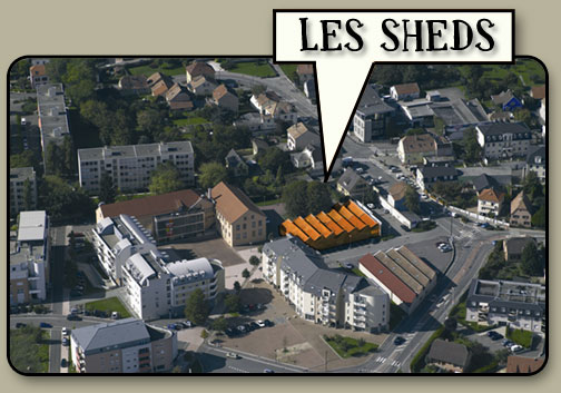 Projet les sheds vue du ciel Projet les sheds vue du ciel