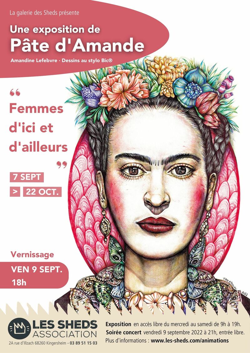 Affiche « Femmes d'ici et d'ailleurs » par Pâte d'Amande