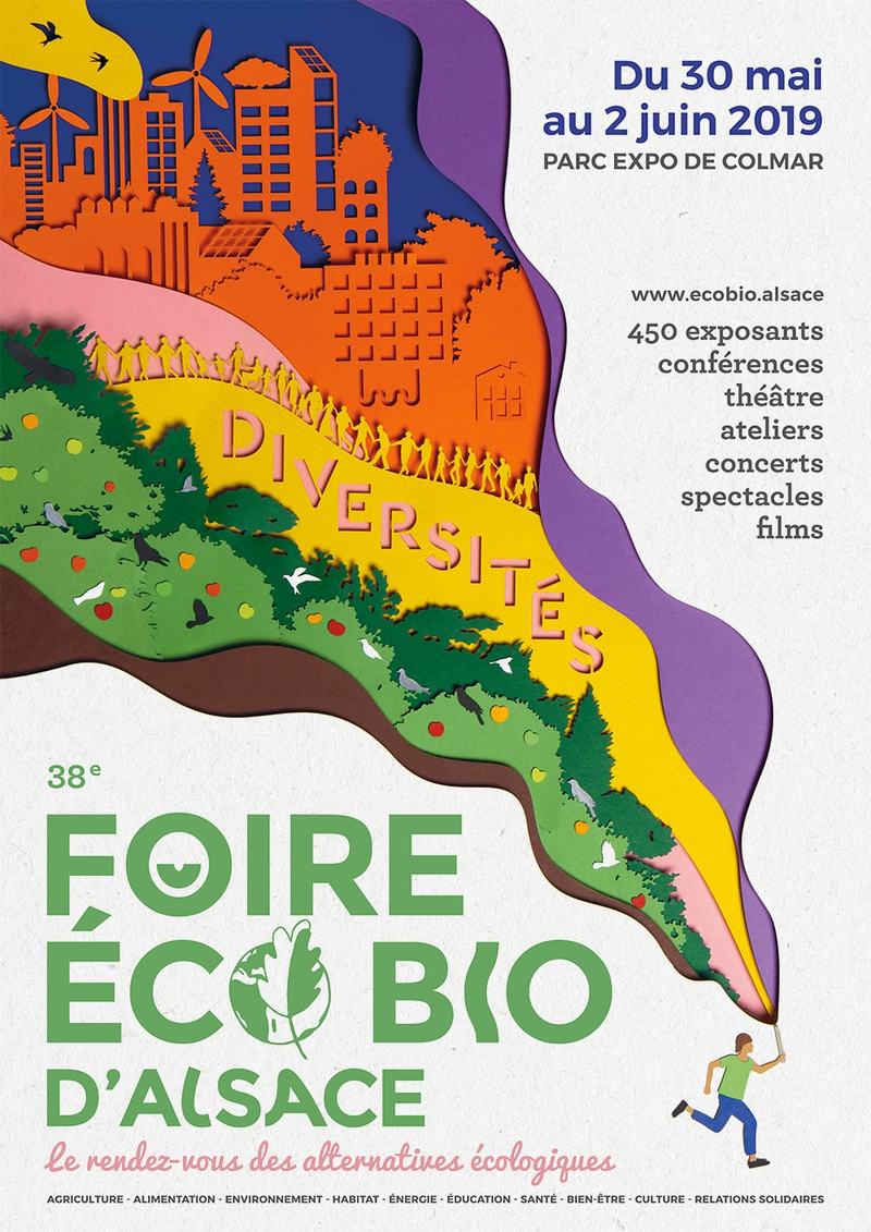 Affiche Foire EcoBio d'Alsace