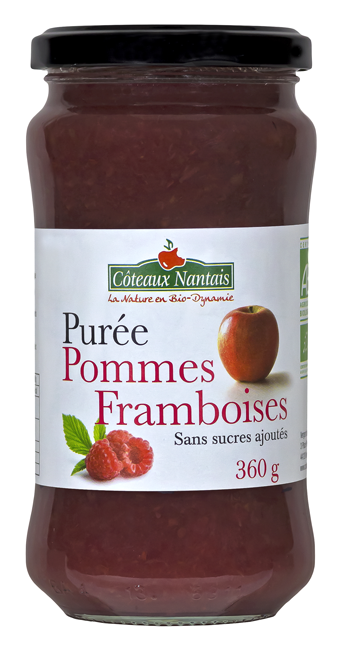 Purée Pomme Framboi. 360g