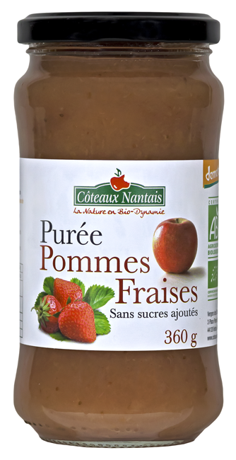 Purée Pomme Fraise 360g