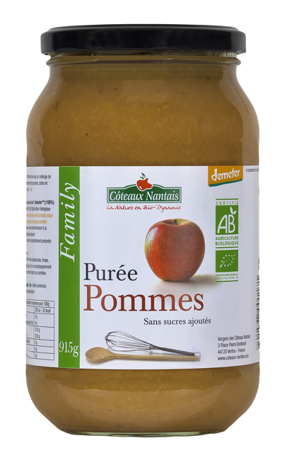 Purée Pomme ss sucre 915g