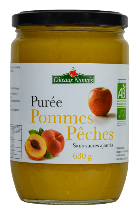 Purée Pomme Pêche 630g