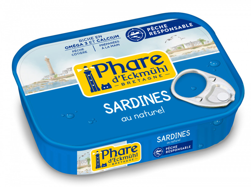 Sardines naturel 135g