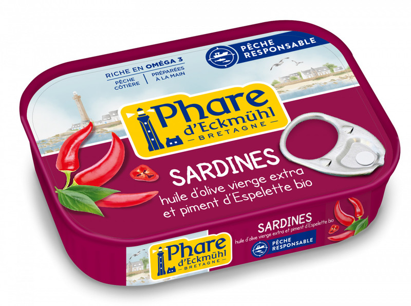 Sardines piment 135g