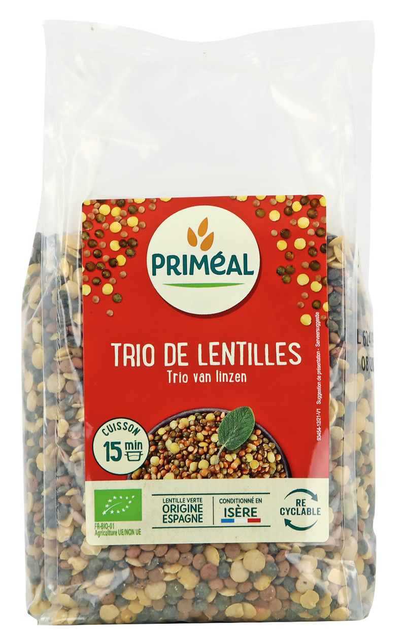 Trio de lentilles 500g