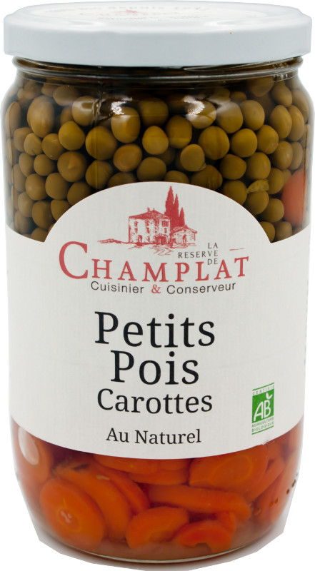 Petits pois et carottes 650g