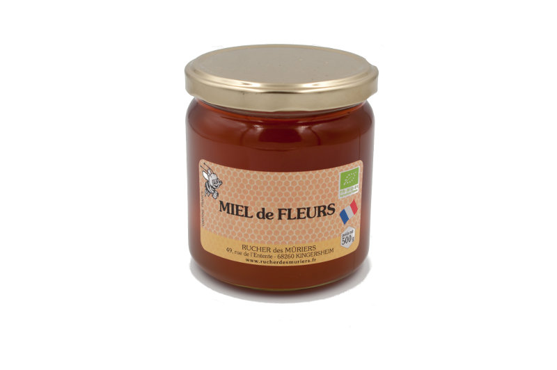 Miel de fleurs 500g