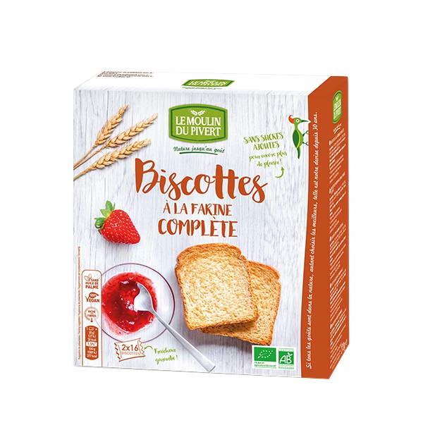 Biscottes complètes 270g