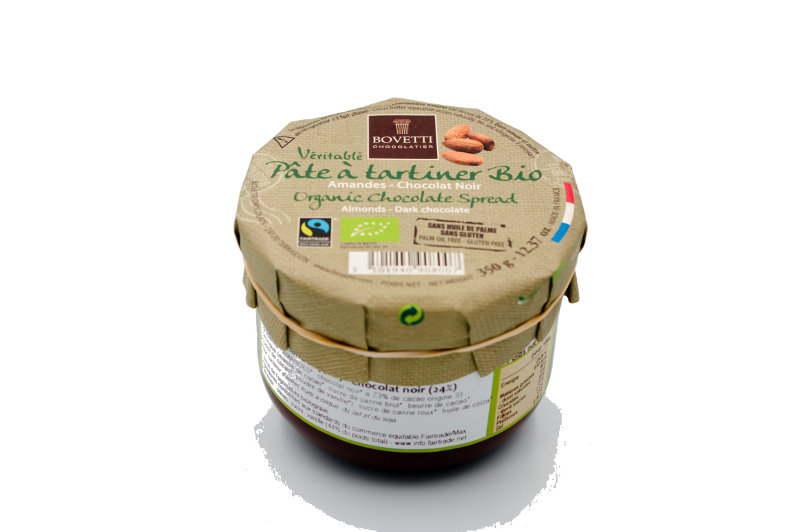 Pâte à tartiner amande noir 350g