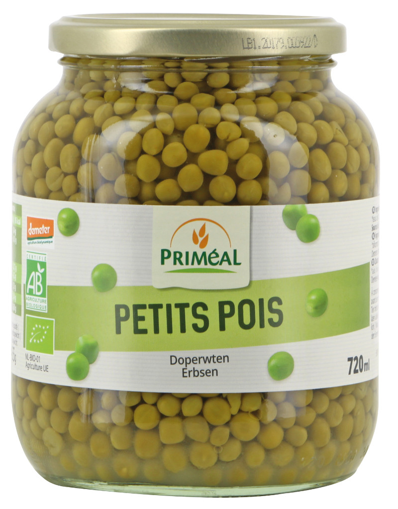 Petits pois Demeter 720mL