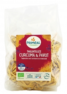 TAGLIATELLES CURCUMA PAVOT 250G