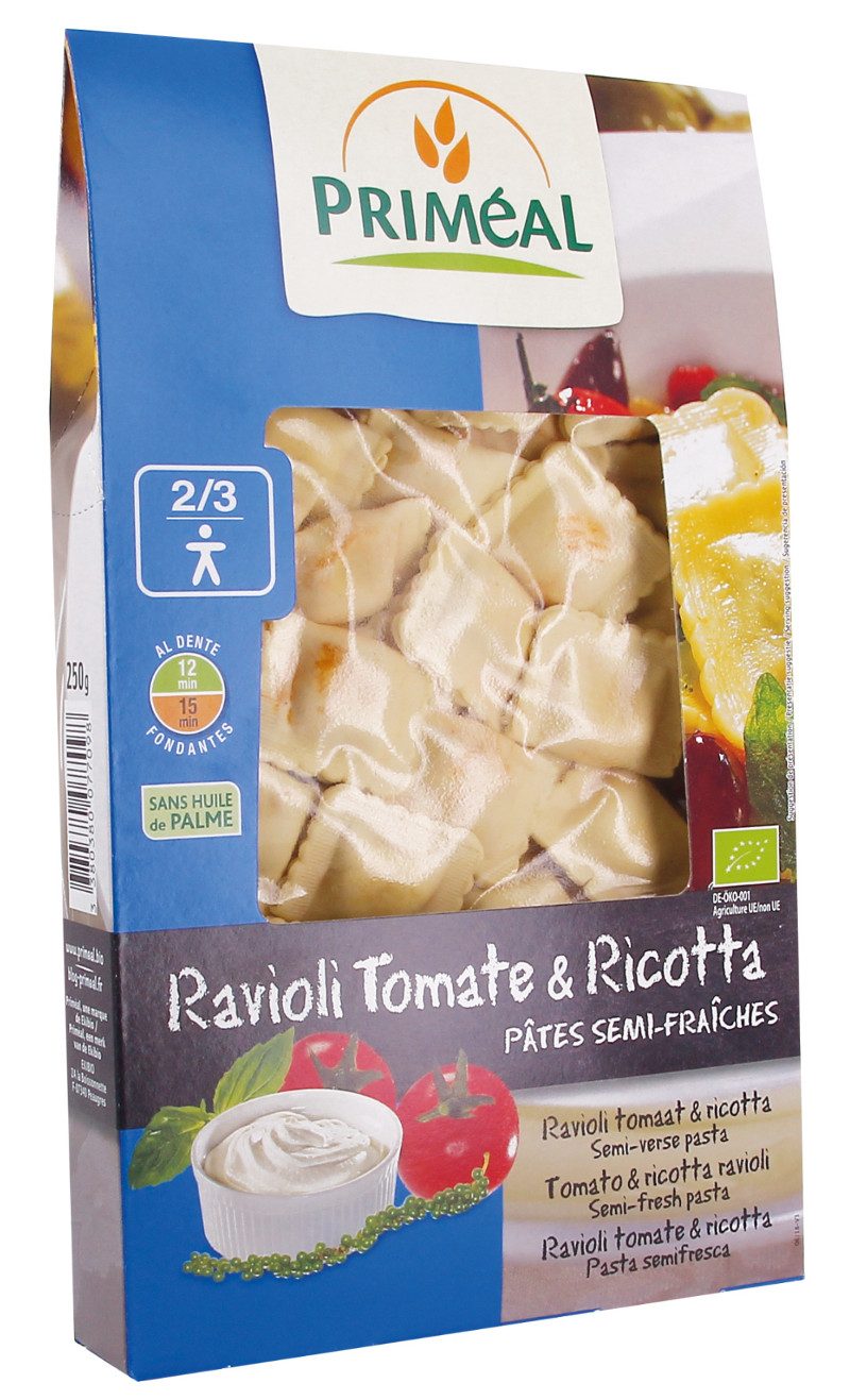 Ravioli tomate-ricotta 250g