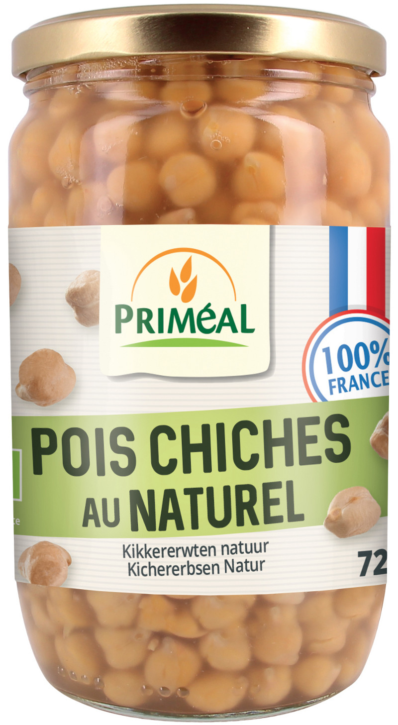 Pois chiches au naturel 720mL