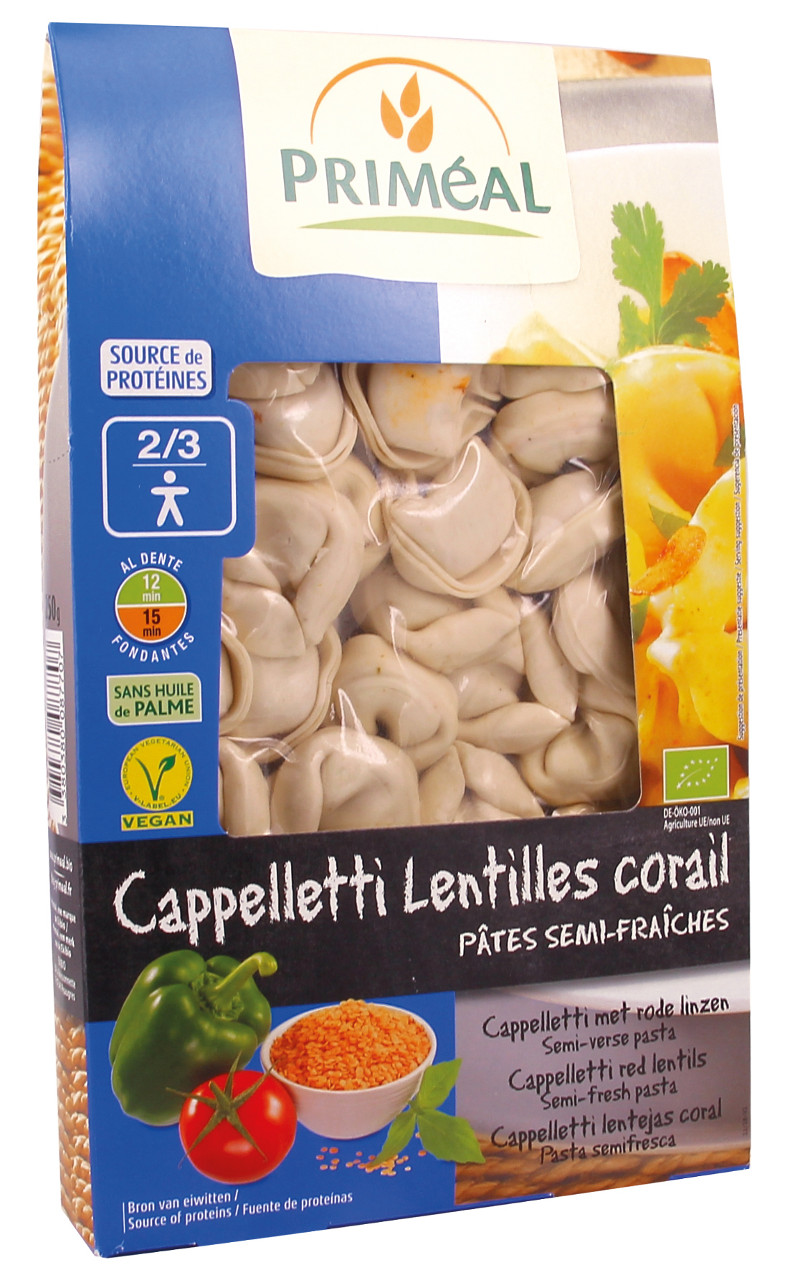 Cappelletti poivrons lenti. 250g