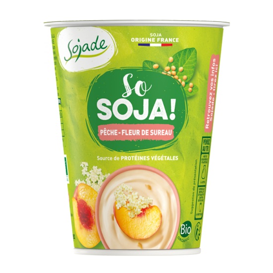 Sojade pêche/fl sur. 400g