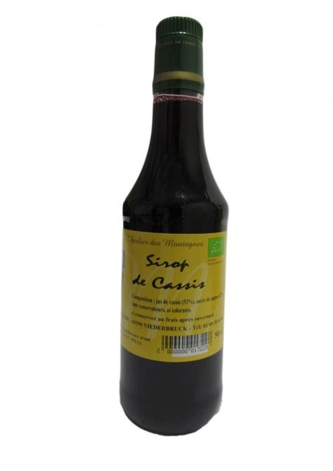 Sirop cassis 50cL