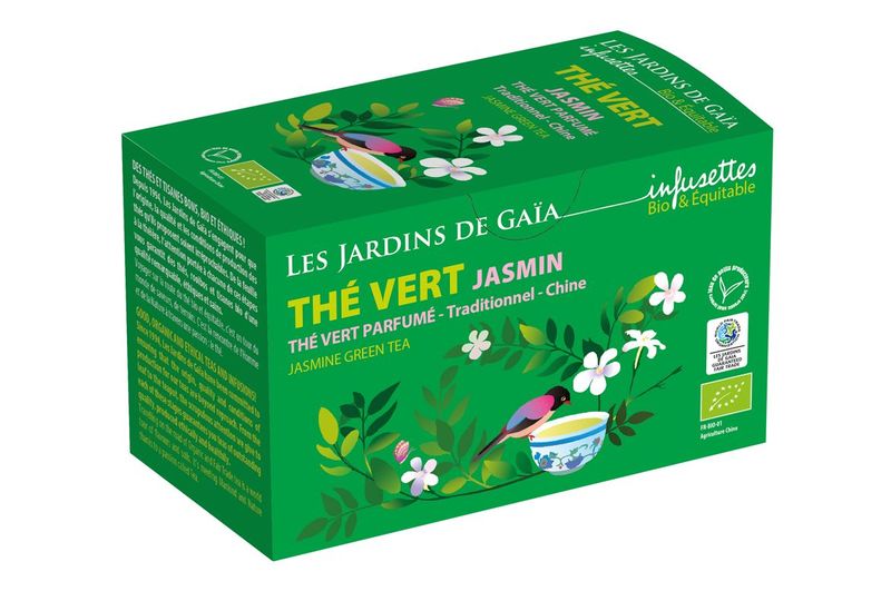 Infusettes Thé Vert Jasmin 32g