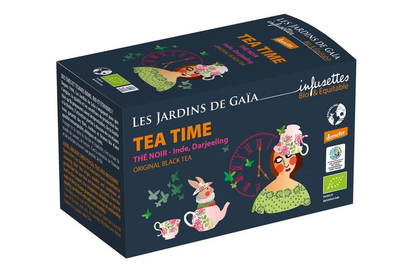 Infusettes Thé Noir Tea time 32g